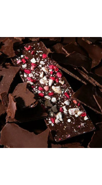 Шоколад молочный с дробленым кешью и малиной 25 г