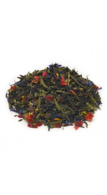 Клубника в шампанском Чай