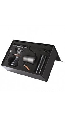 Подарочный набор бариста премиум (весы, воронка, фильтры, чайник, чашка, емкость, эл. кофемолка)