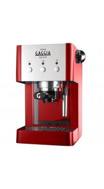 Кофеварка Gran Gaggia DeLuxe красная